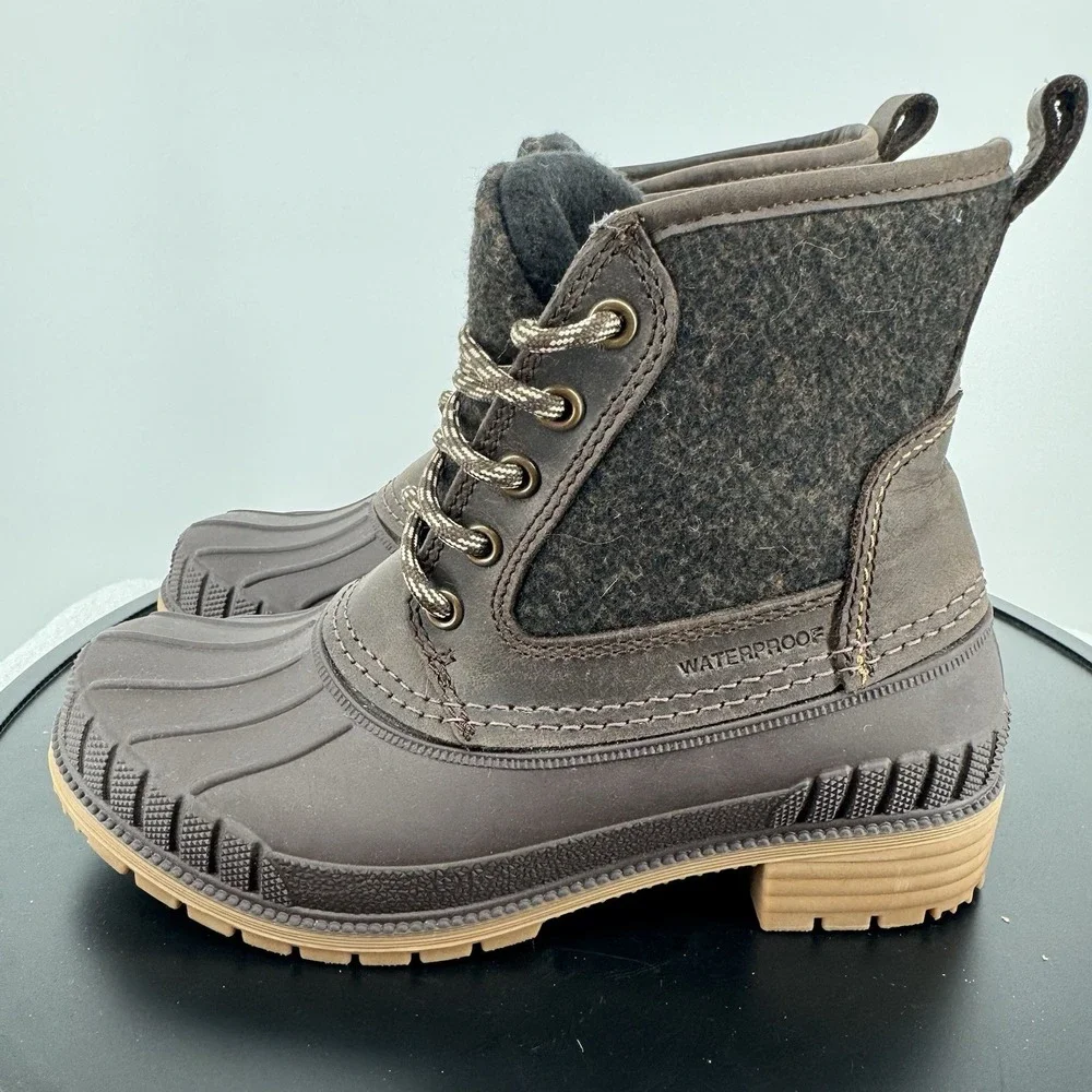 Kamik‎ Women's Sz 5 Sienna 3 Mid Waterproof Winter Boot Brown NWOB